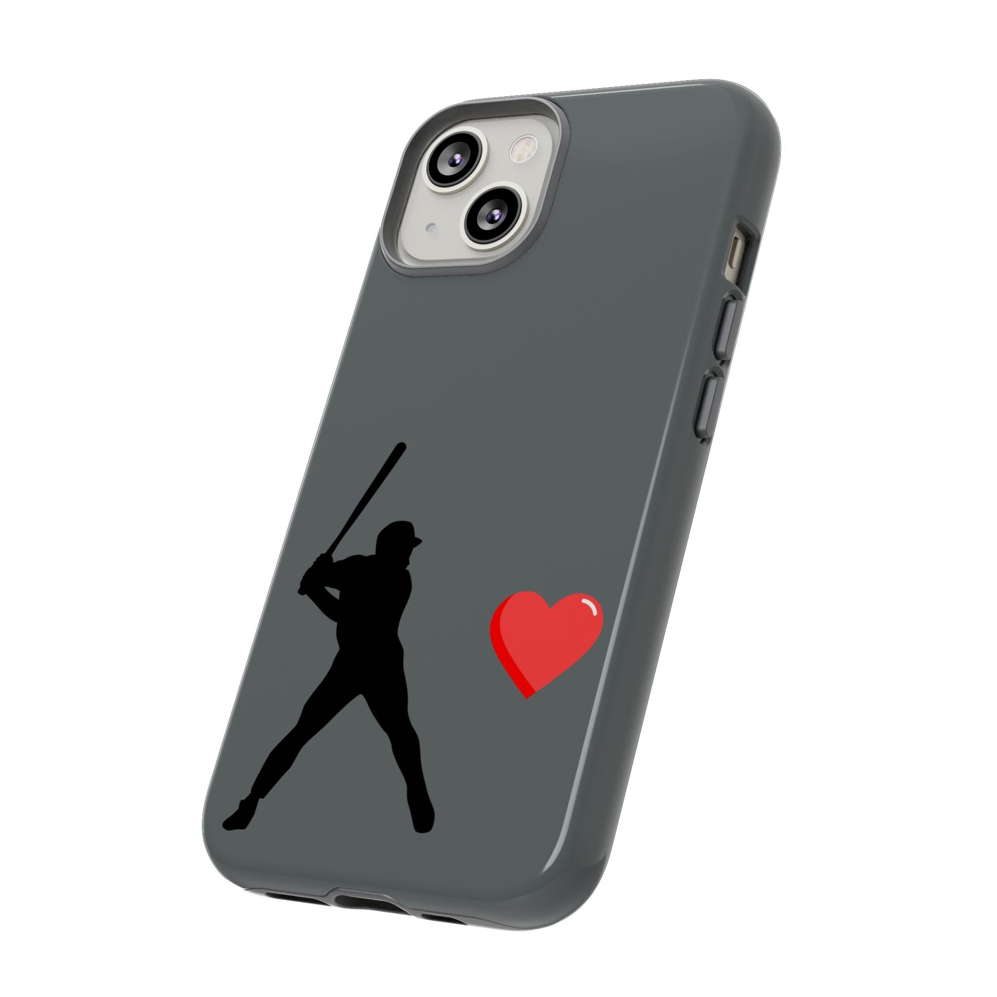 Printify baseball love phone case for sports lovers, featuring a tough design perfect for Father's Day gift.