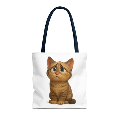 Cute Cat Tote Bag, Animal Lover Gift, Shopping Tote, Reusable Bag, Cute Merchandise, Eco-Friendly Gift - TRV