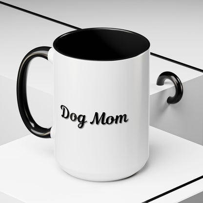 Dog Mom Accent Coffee Mug - Perfect Gift for Pet Lovers