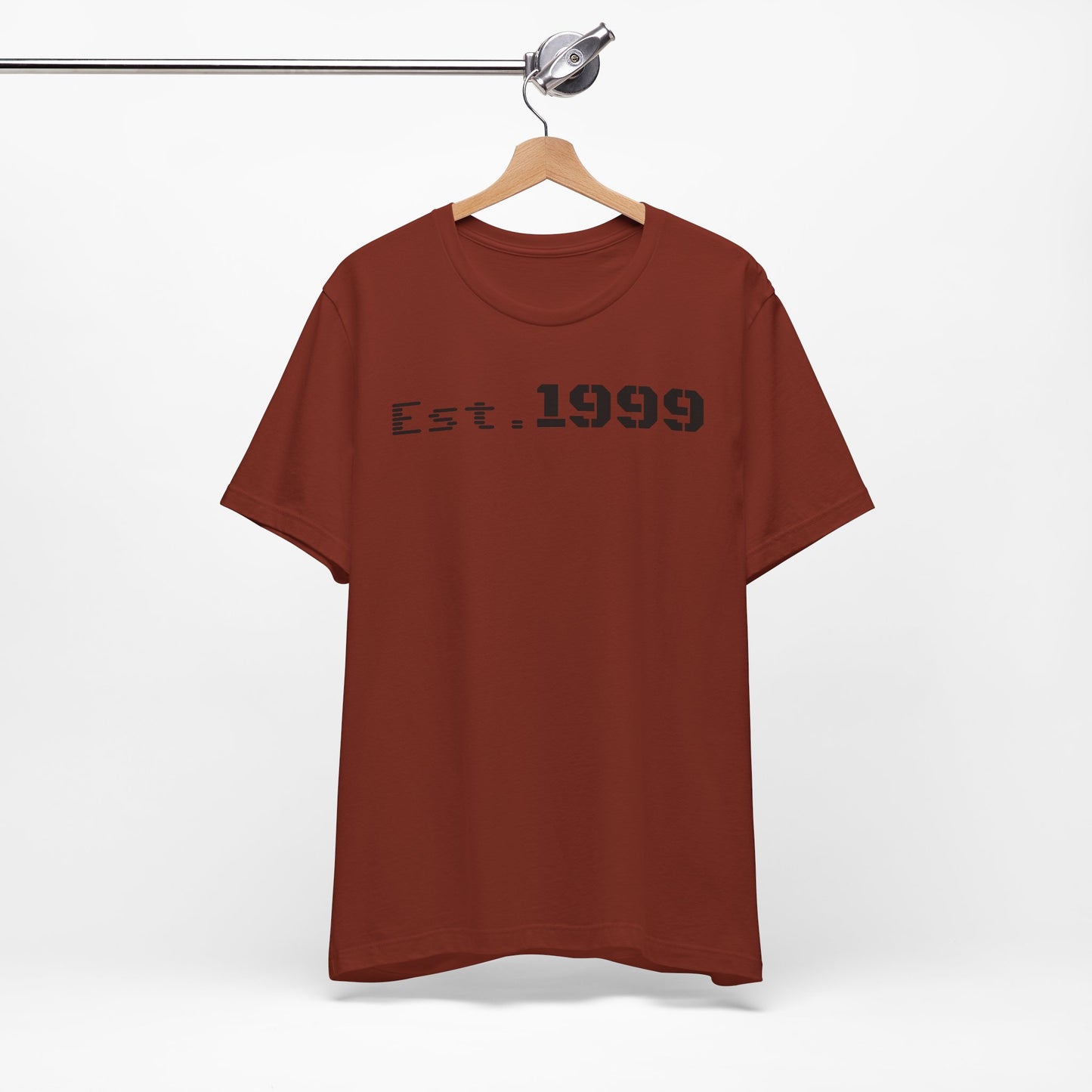 Established 1999 Unisex Tee | Vintage Birth Year Shirt, Casual Birthday Gift, Personalized Family Reunion Apparel, Retro Style [...] - TRV