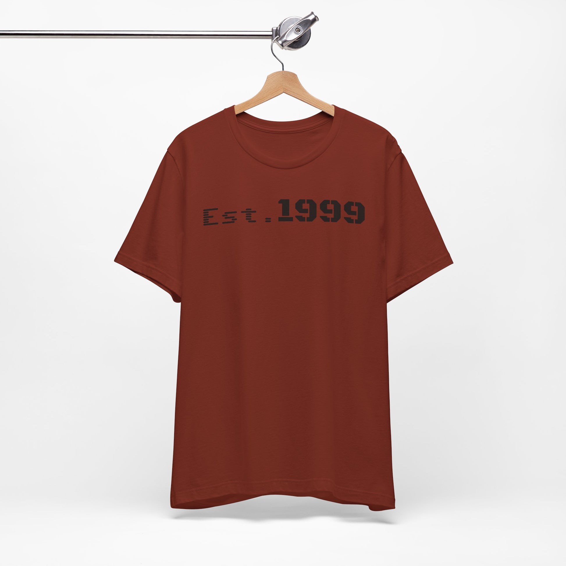 Established 1999 Unisex Tee | Vintage Birth Year Shirt, Casual Birthday Gift, Personalized Family Reunion Apparel, Retro Style [...] - TRV