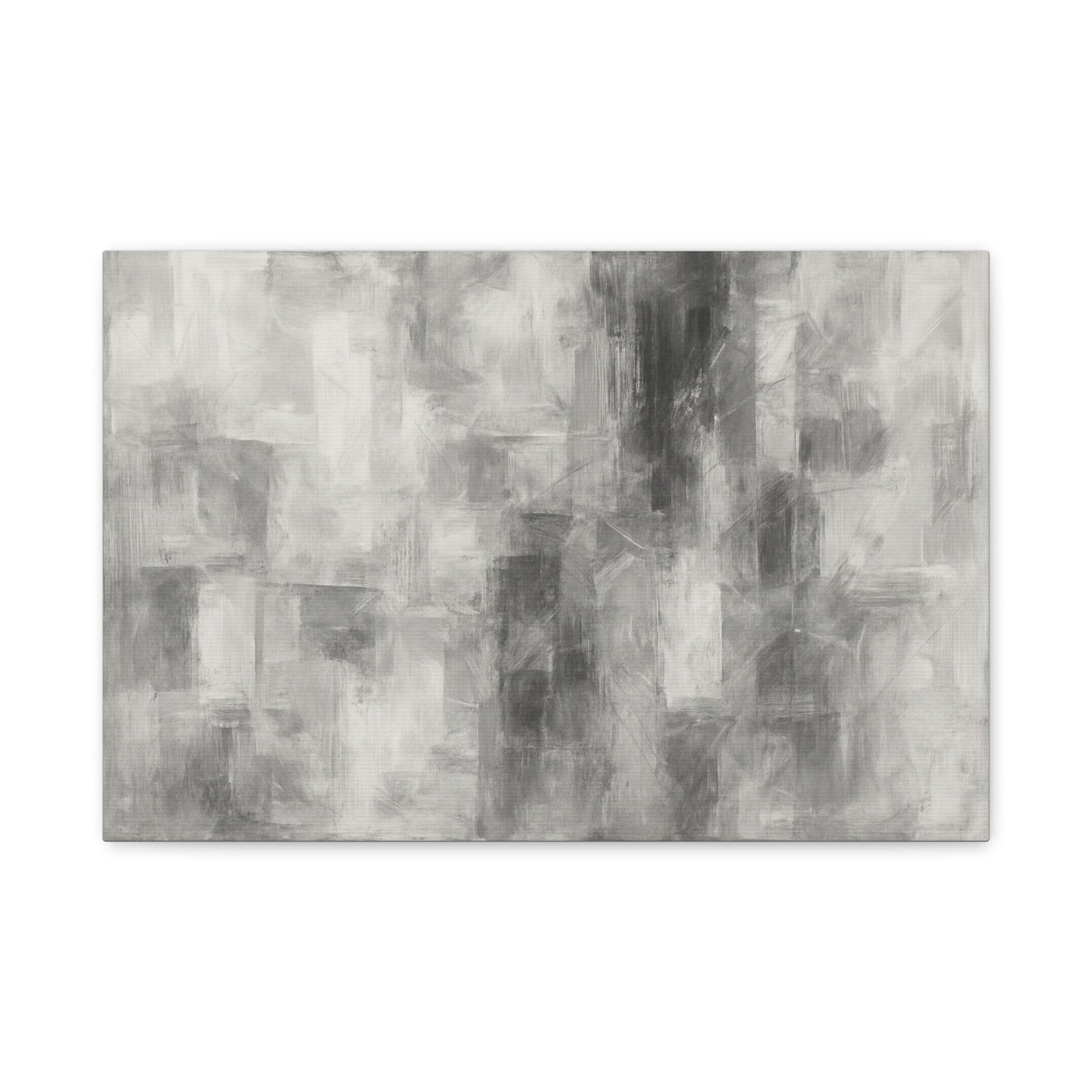 Abstract Grey Canvas Wall Art, Modern Home Decor, Minimalist Artwork, Living Room Accent, Contemporary Art Piece