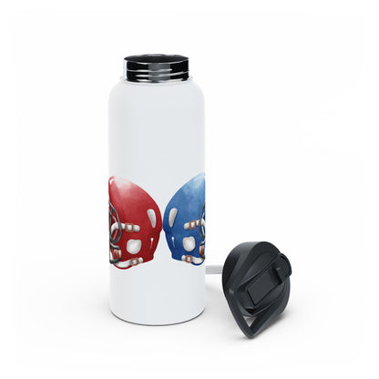 Sporty Stainless Steel Water Bottle with Unique Football Helmet Design | Ideal for Athletes, Gym Lovers, Sports Events, Hydration on the Go