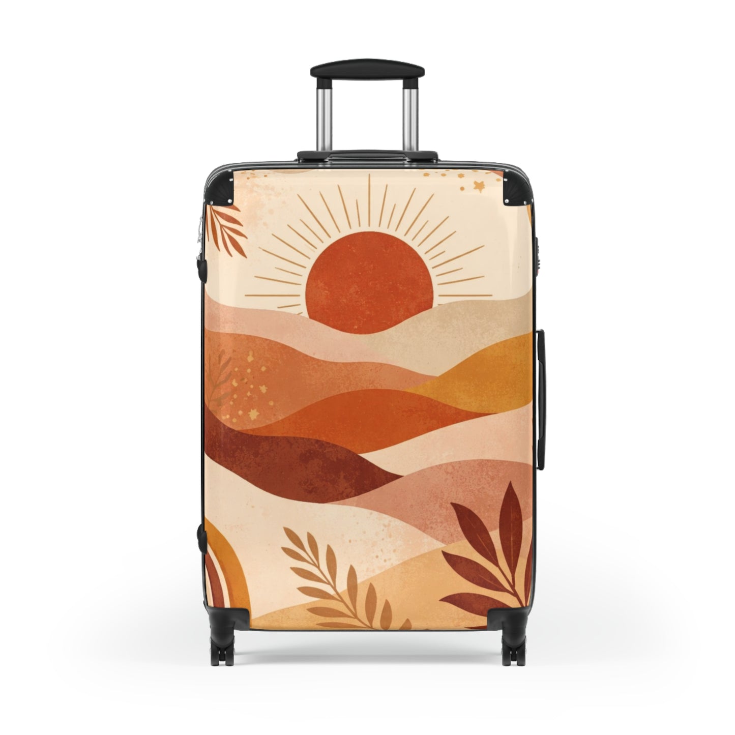 Sunset Landscape Suitcase Cover — Boho Travel Luggage Protector