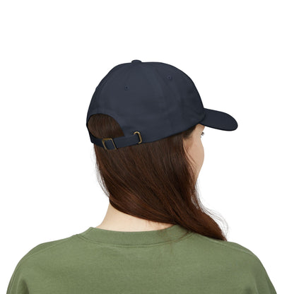 Dad Cap — "My anxiety has anxiety" Embroidered White Baseball Hat