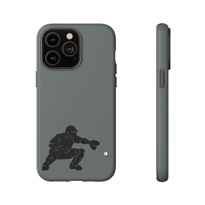 Baseball Catcher Phone Case, Sports Phone Accessory, Tough Cases, Gift for Athletes, Sports Fan Merchandise, Unique Design - TRV