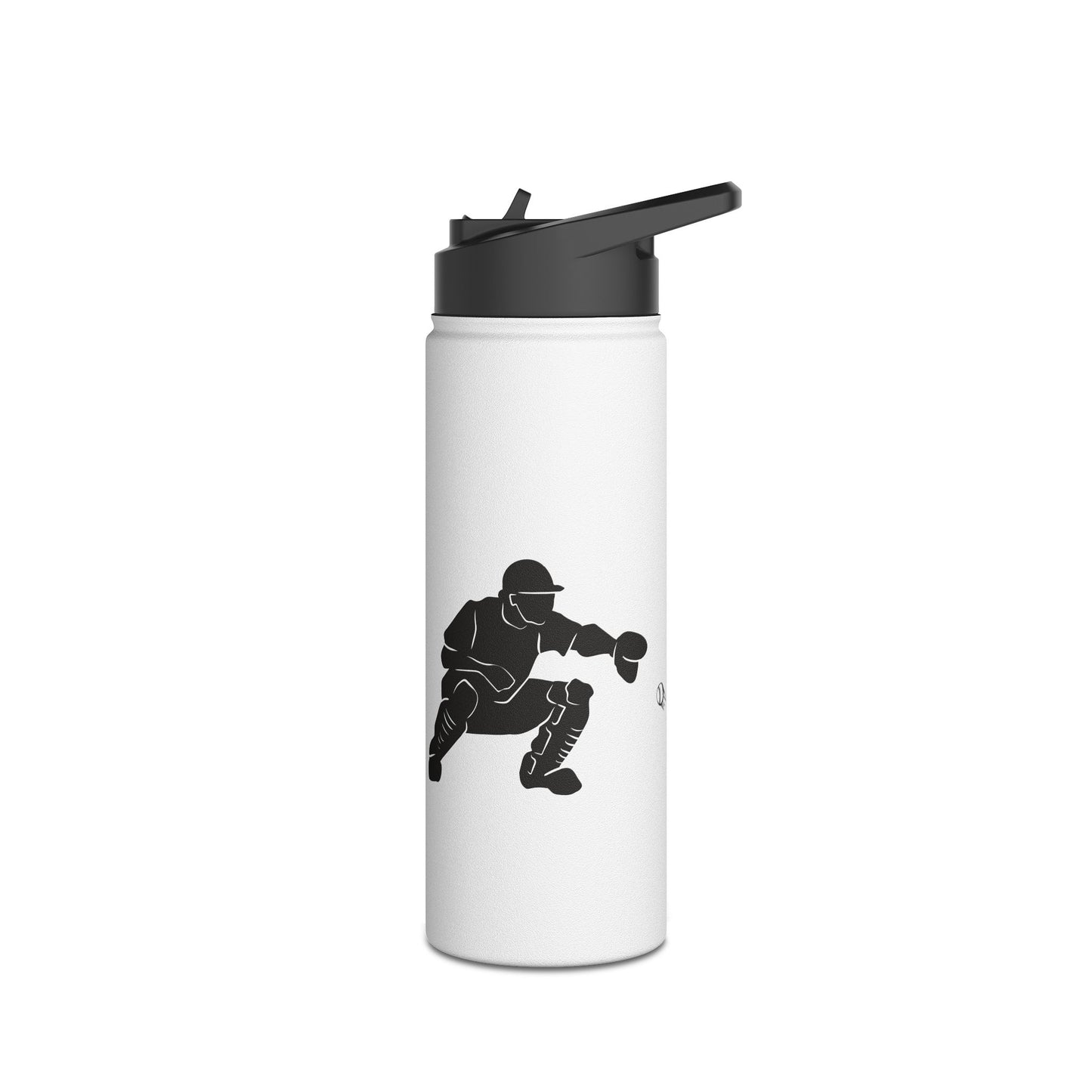 Soccer Player Stainless Steel Water Bottle — Sports Bottle for Athletes & Fans