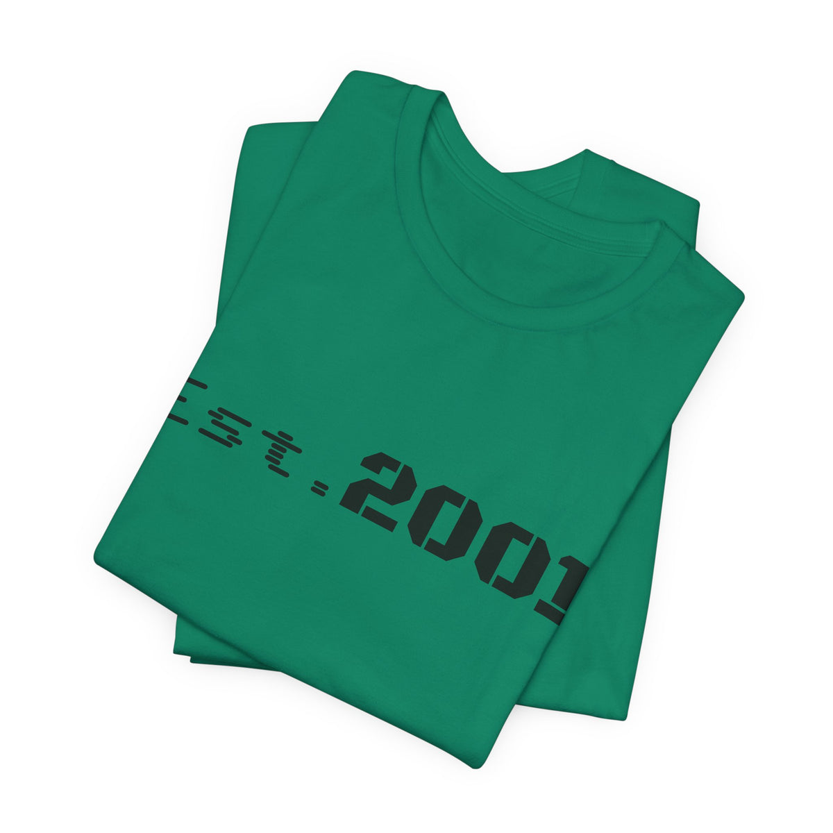 Retro minimalist Est. 2001 graphic T-shirt by Printify featuring a clean design and bold birth year print on soft cotton fabric.
