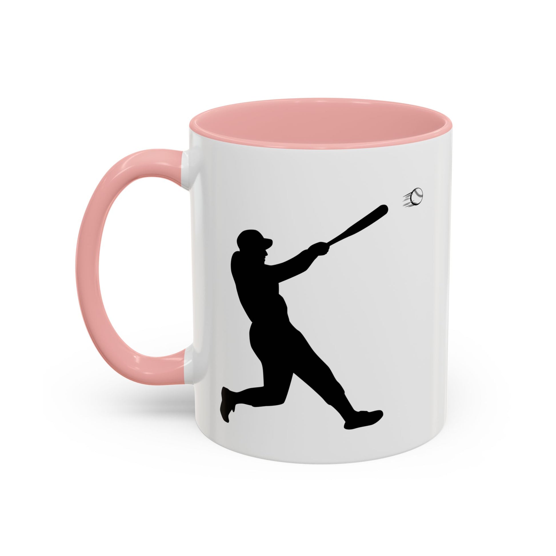 Baseball Player Accent Coffee Mug, Sports Gift, Baseball Lover Mug, Unique Coffee Cup, Personalized Sports Mug - TRV
