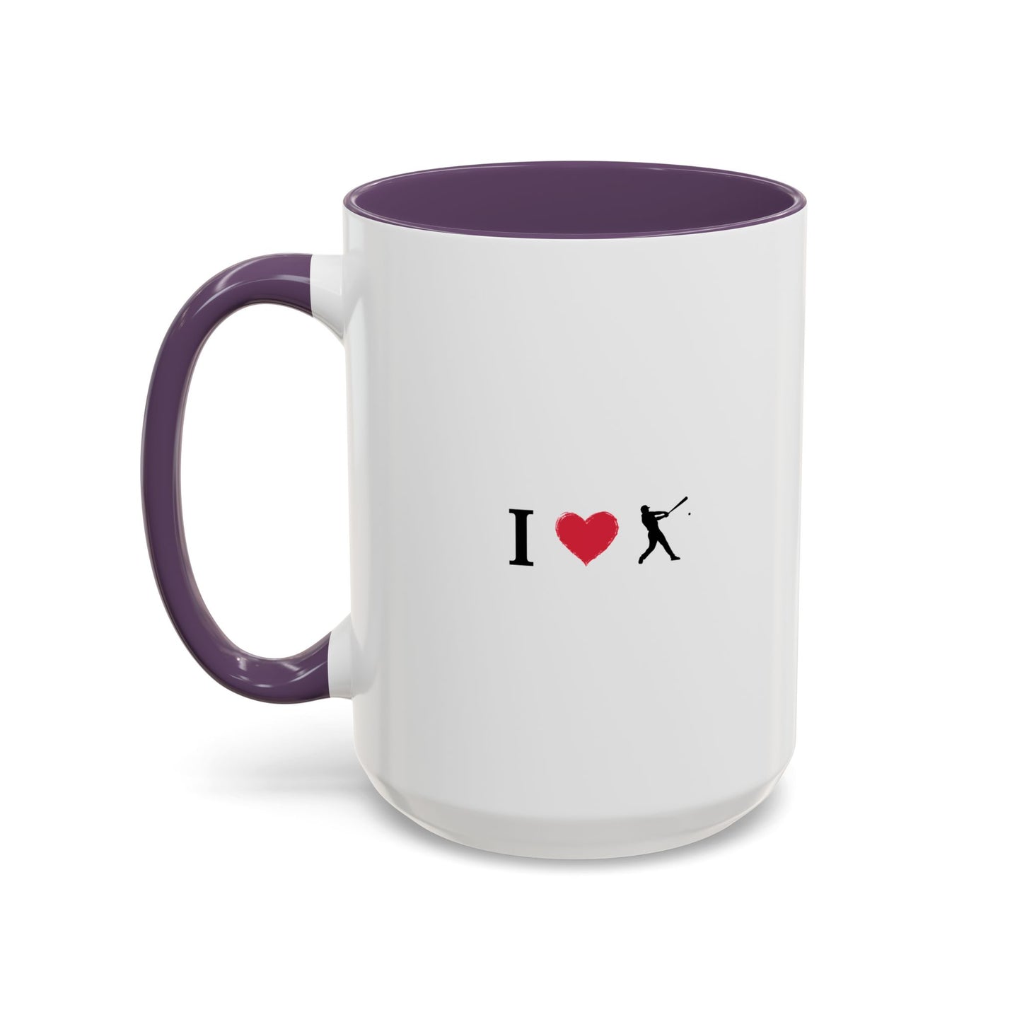 Baseball Love Accent Coffee Mug – Perfect Gift for Sports Fans, Home or Office Use, Great for Birthdays, Anniversaries, and Holidays - TRV