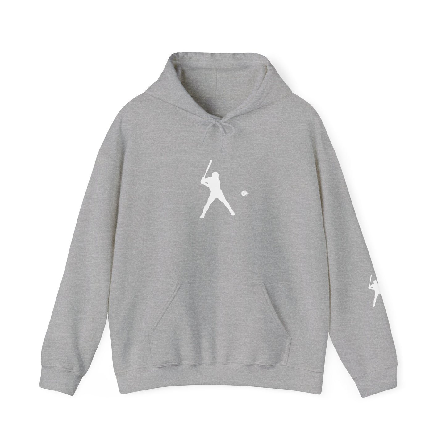 Sporty Unisex Baseball Hooded Sweatshirt, Casual Hoodie for Athletes, Perfect for Gifts, Comfy Streetwear, Ideal for Sports Events, Personal Use - TRV
