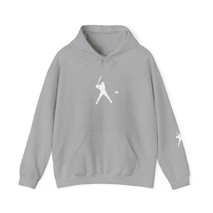 Sporty Unisex Baseball Hooded Sweatshirt, Casual Hoodie for Athletes, Perfect for Gifts, Comfy Streetwear, Ideal for Sports Events, Personal Use - TRV