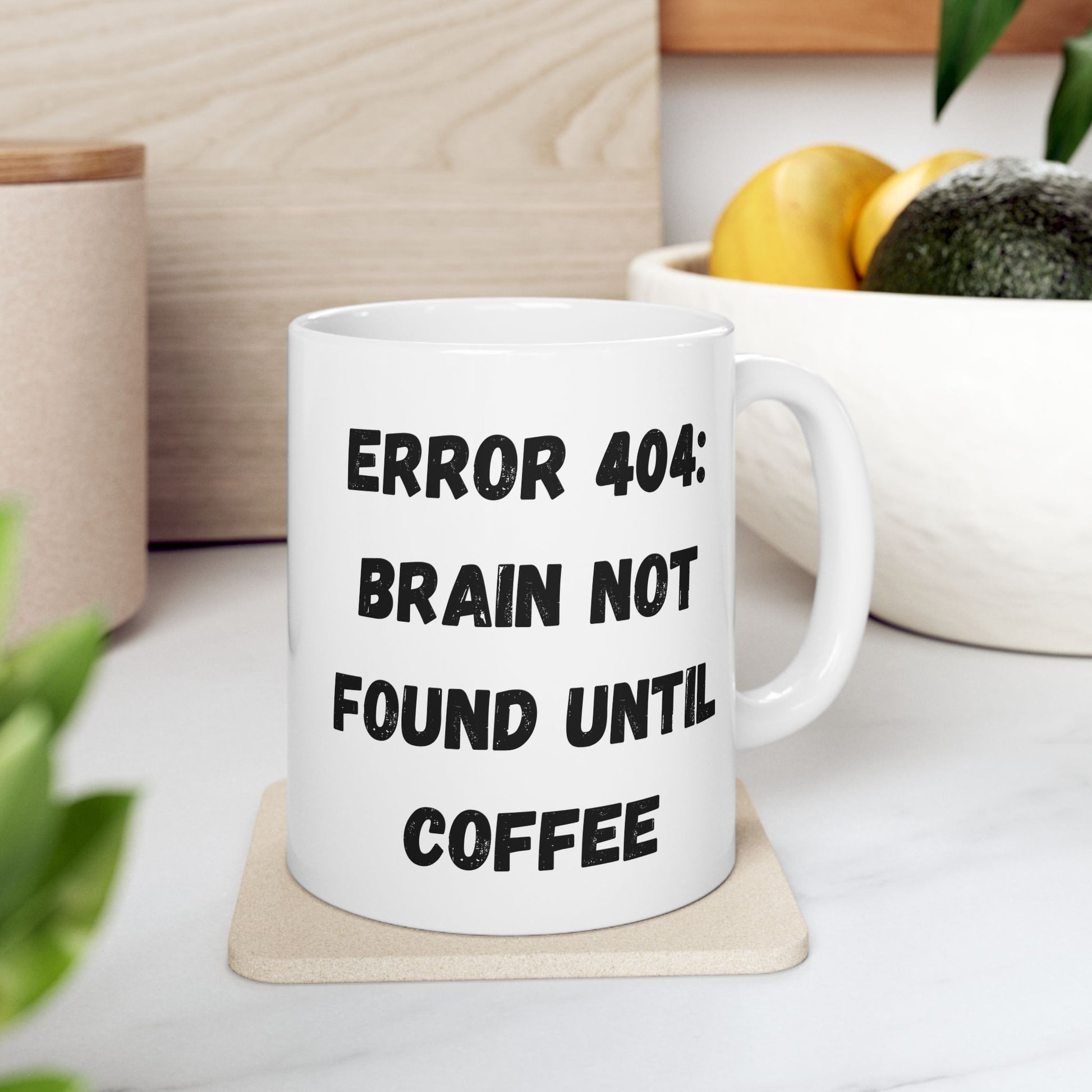 Funny Error 404 Ceramic Mug - Perfect Gift for Tech Lovers - TRV