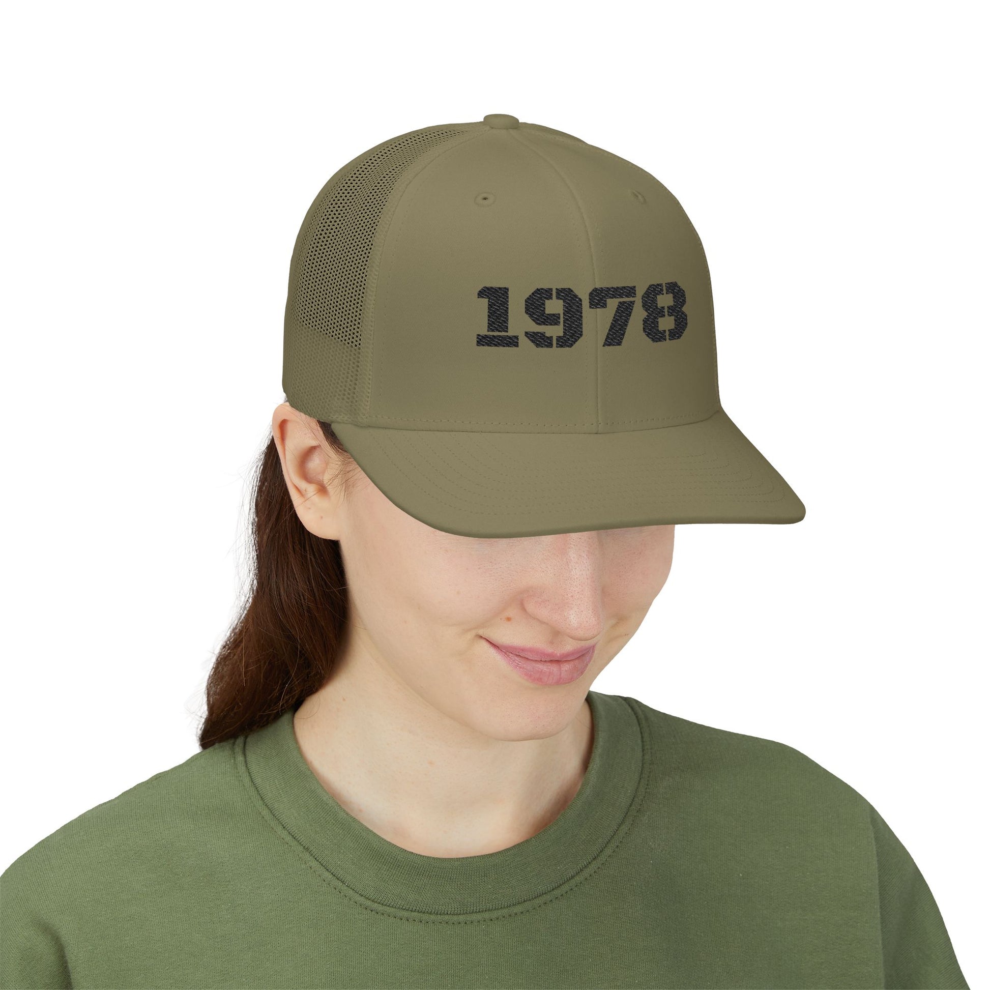 Custom Embroidered Snapback Trucker Cap | Birthday Gift, Fashion Accessory, Casual Wear, Unisex Gift, Vintage Style Hat - TRV