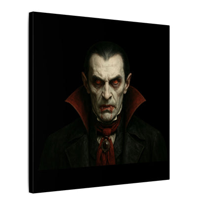 Gothic Vampire Canvas Wall Art, Spooky Decor, Halloween Home Accent, Creepy Art Piece, Horror Themed Gift