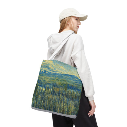 Nature-Inspired Tote Bag, Eco-Friendly Carryall, Bohemian Style Purse, Art Tote, Great Gift for Nature Lovers, Shopping Bag, Travel [...] - TRV