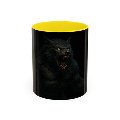 Howling Werewolf Coffee Mug - Perfect Gift for Horror Lovers, Wolf Enthusiasts, Halloween Decor, Unique Drinkware, Gothic Homeware - TRV