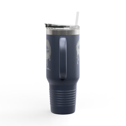 Stylish Insulated Travel Mug - 40oz with Edgy Design for Coffee Lovers