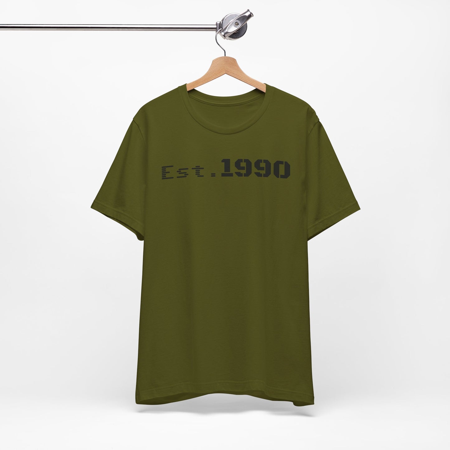 Est. 1990 Unisex Tee, Vintage Style Short Sleeve Shirt, Gift for 30th Birthday, Retro Casual Wear, Year Established T-Shirt
