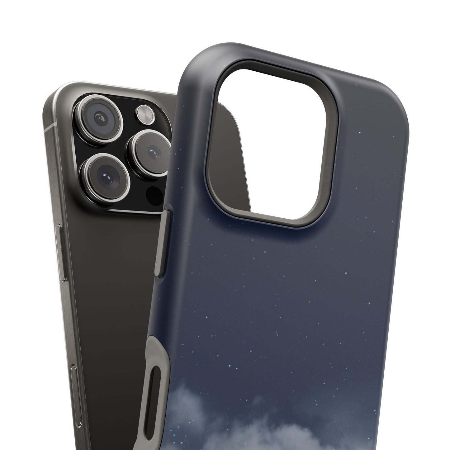 Night Sky Magnetic Impact-Resistant Phone Case — Foggy Cloud Design