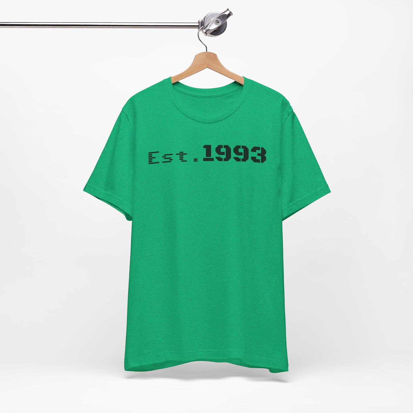 Est. 1993 Unisex Jersey Tee - Vintage Style Shirt, Birthday Gift, Casual Outfit, Celebration Top, Custom Year Shirt