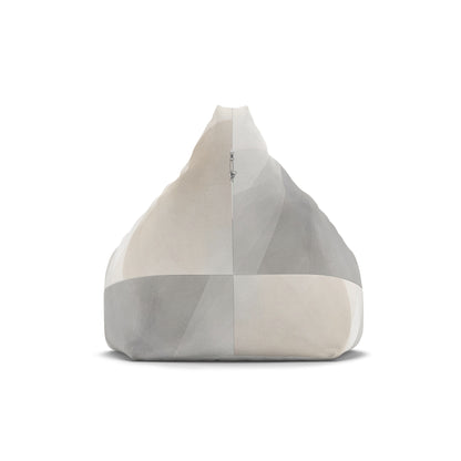 Neutral Geometric Pattern Bean Bag