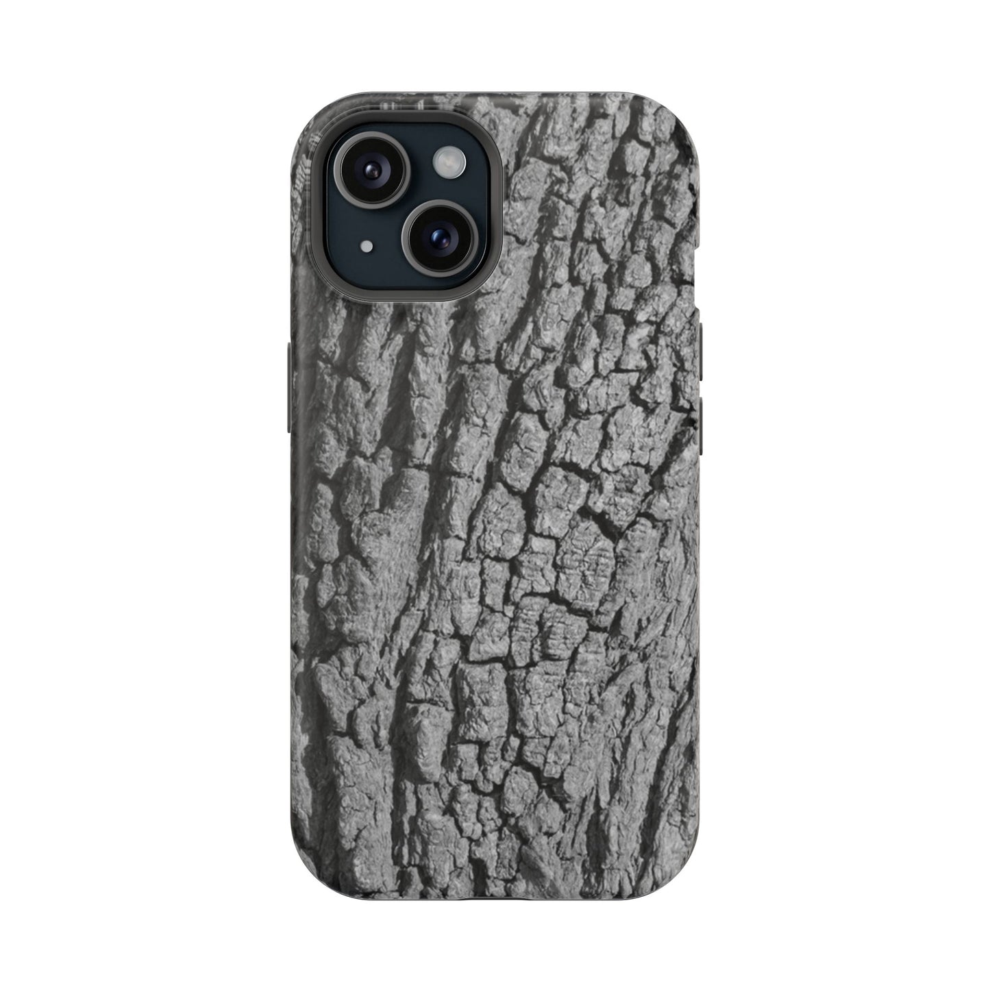 Bark Texture Magnetic Impact Phone Case