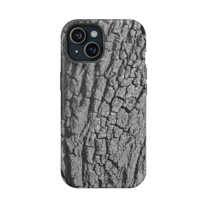 Bark Texture Magnetic Impact Phone Case
