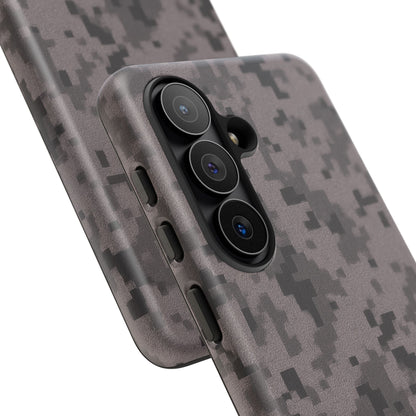 Camouflage Gray Digital Camo Tough Phone Case - view 209