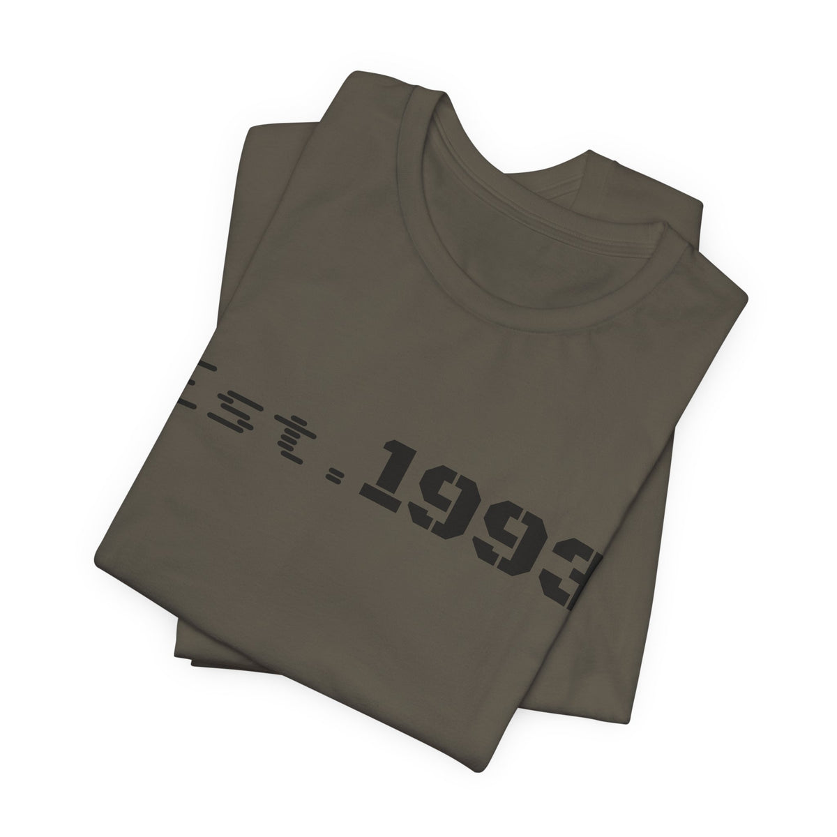 Vintage 1993 Est. T-Shirt by Printify featuring a classic "Born in 1993" design on a casual cotton tee.