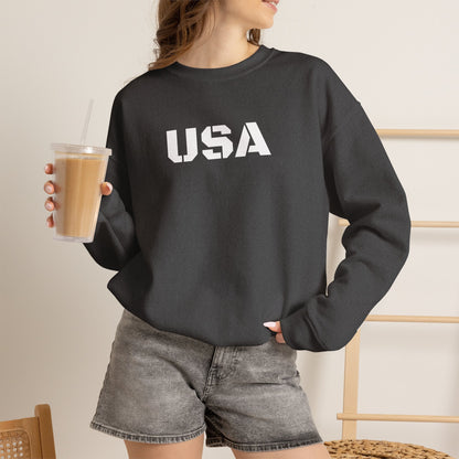 Cozy USA Unisex Crewneck Sweatshirt | Perfect Layering Piece for Every Season | Great Gift for Him/Her | Trendy Style for Casual Outings