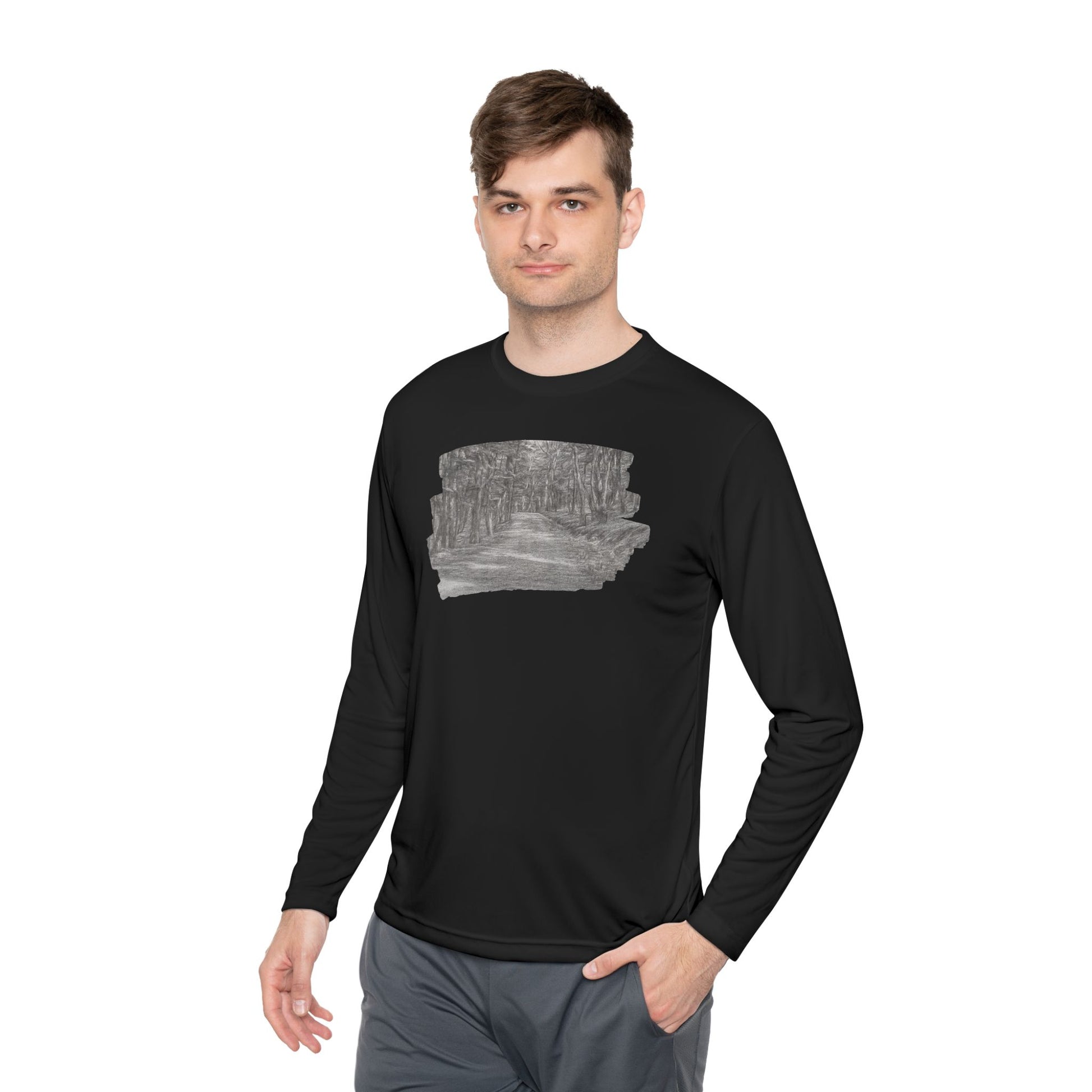 Unisex Long Sleeve Tee - Nature Inspired Design, Comfortable Graphic Shirt for Outdoor Lovers, Casual Wear, Gift for Nature [...] - TRV