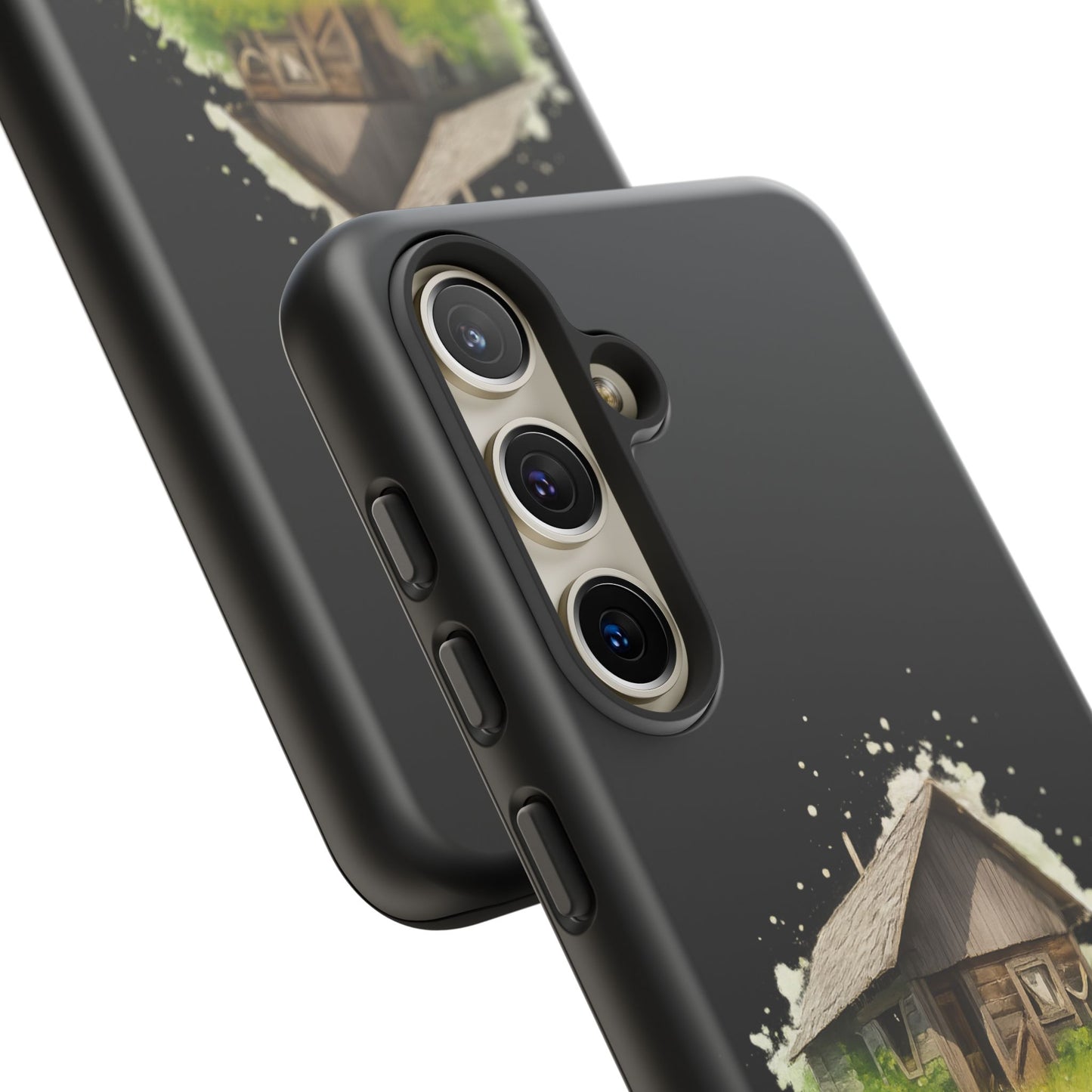 Rustic Farmhouse Phone Case, Cute Cottage Design, Tough Cases for Nature Lovers, Eco-Friendly Gift, Customizable Tech Accessories - TRV