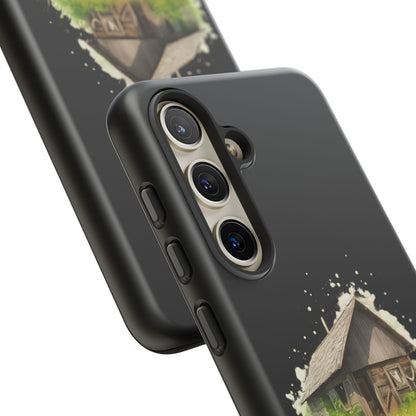 Rustic Farmhouse Phone Case, Cute Cottage Design, Tough Cases for Nature Lovers, Eco-Friendly Gift, Customizable Tech Accessories - TRV