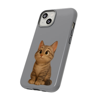 Cute Cat Phone Case, Kawaii Pet Accessory, Gift for Cat Lovers, Animal Phone Cover for Kids, Unique Kitty Design, Birthdays, Holidays - TRV