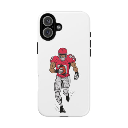 Football Player Tough Case, Sports Phone Cover, Athlete Gift, Tough Phone Case, Fall Sports, Football Lover's Accessory - TRV