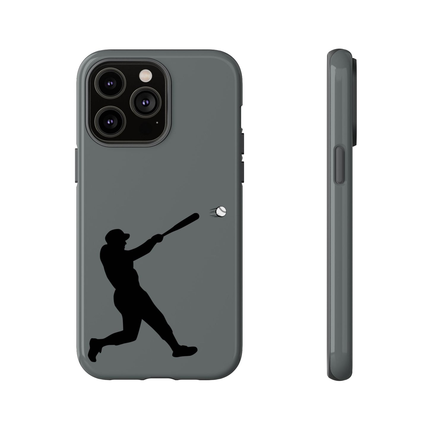 Printify baseball batter phone case, tough protective smartphone cover with baseball design, ideal for sports fans.