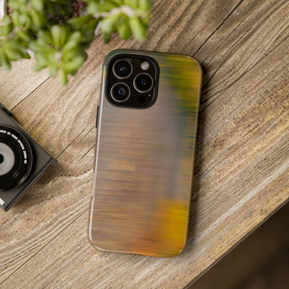 Autumn Blur Tough Phone Case — Fall Colors Protective iPhone Cover