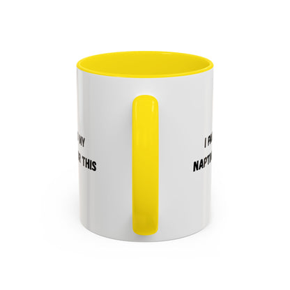 Humorous Coffee Mug | I Paused My Naptime For This | Perfect Gift for Busy Moms, Teachers, or Coffee Lovers