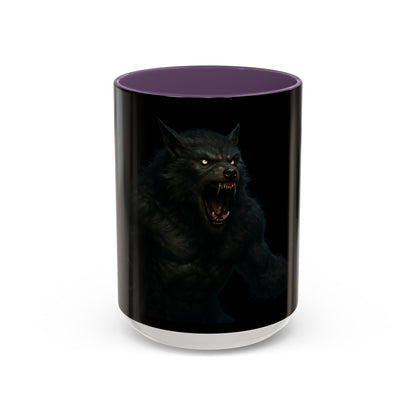 Howling Werewolf Coffee Mug - Perfect Gift for Horror Lovers, Wolf Enthusiasts, Halloween Decor, Unique Drinkware, Gothic Homeware - TRV