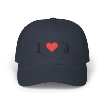 I Love Basketball Dad Cap, Casual Hat for Dads, Gift for Father's Day, Sports Lover Cap, Family Outing Accessory, Everyday Wear - TRV