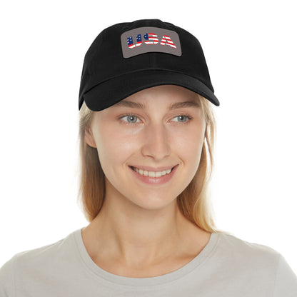 Dad Hat with USA Leather Patch - TRV