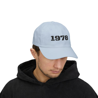 Vintage 1978 Dad Cap, Classic Cap for Fathers, Gift for Dad, Father's Day, Casual Style, Adjustable Hat - TRV