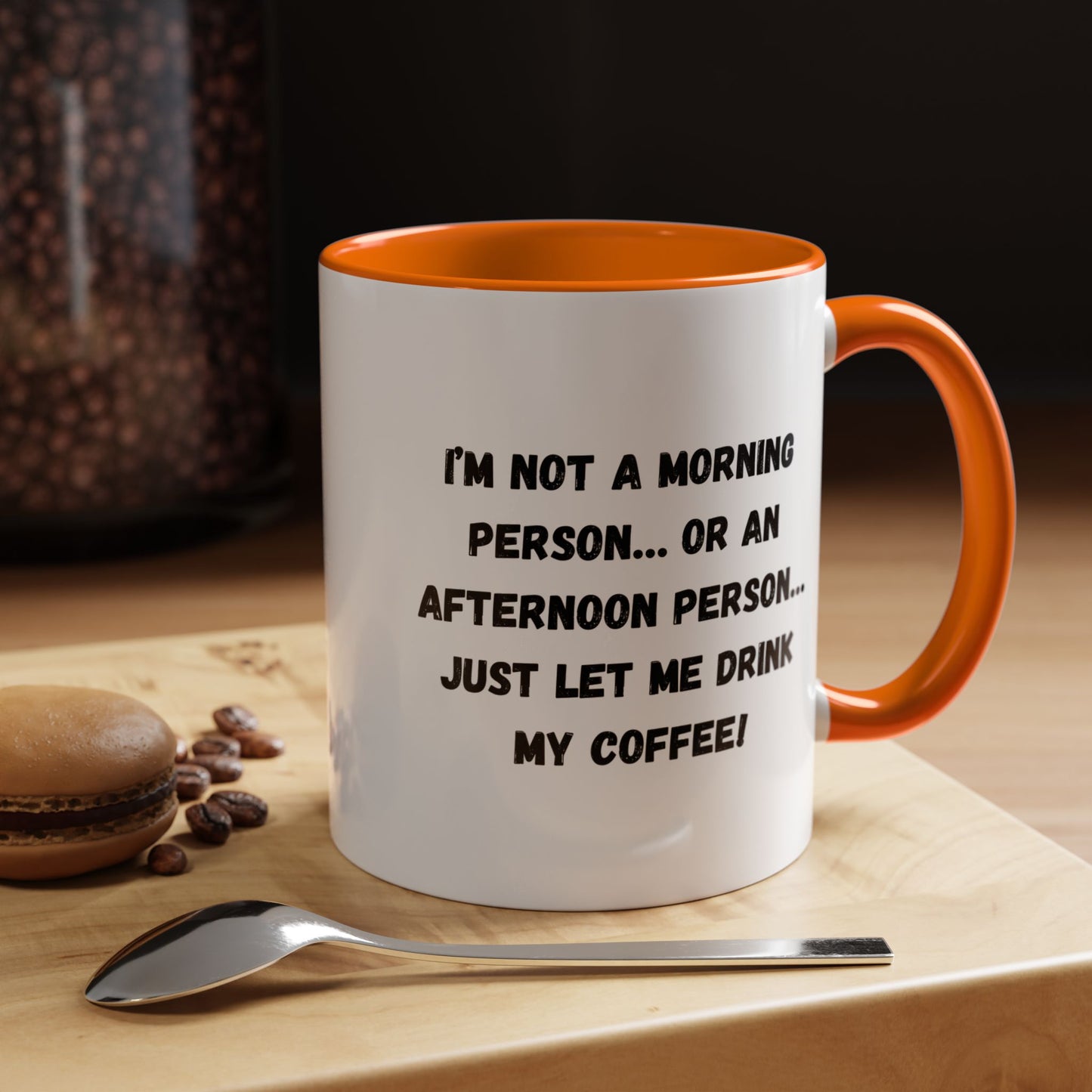 Funny Coffee Mug for Night Owls, I'm Not a Morning Person Mug, Gift for Coffee Lovers, Unique Drinkware, Humor Mug