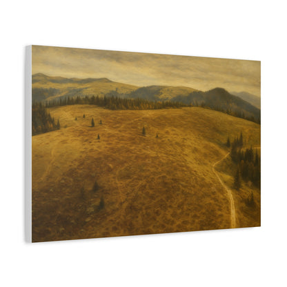 Stretched Canvas Art Print, Landscape Wall Decor, Nature Photography, Rustic Home Decor, Gifting, Earthy Art - TRV