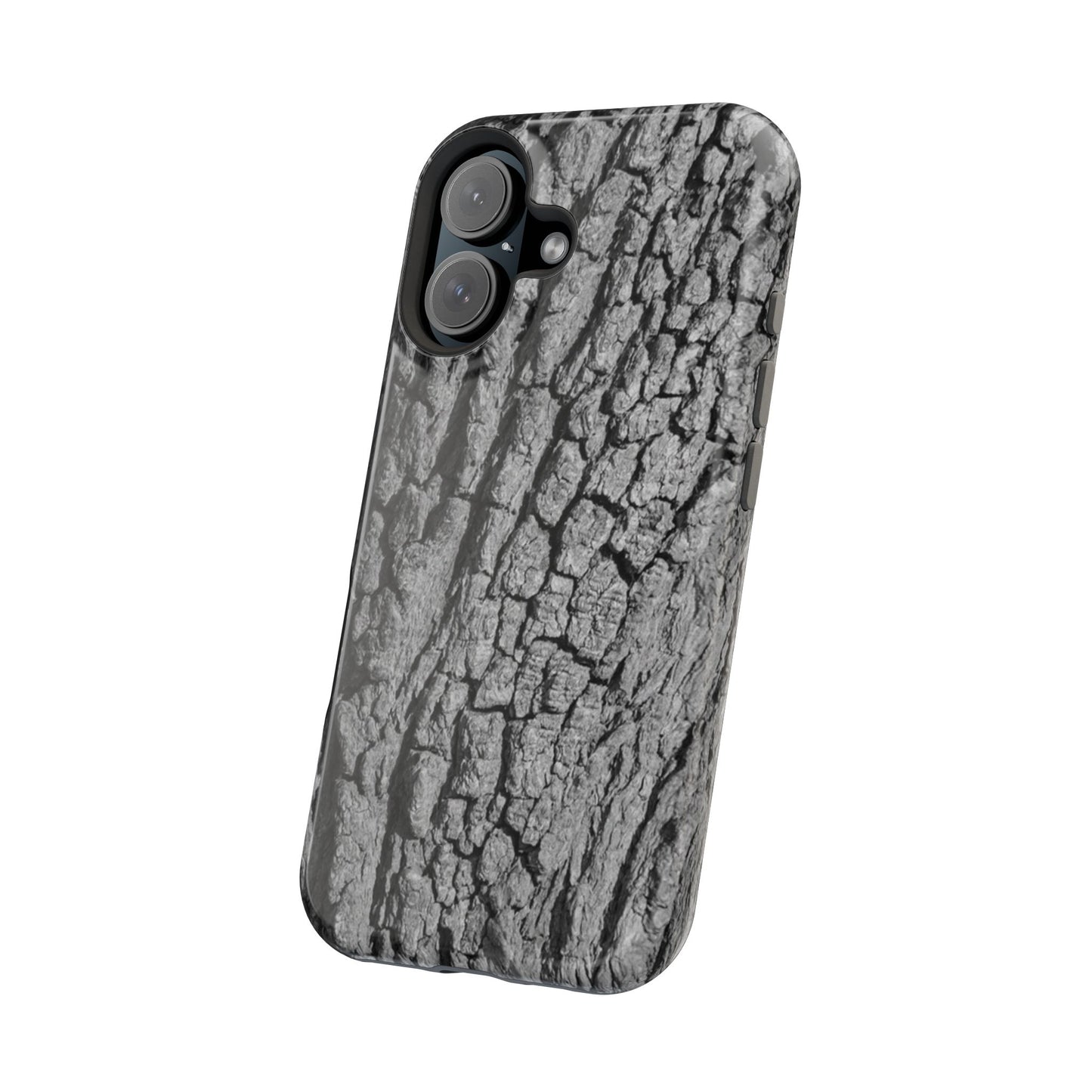 Bark Texture Magnetic Impact Phone Case