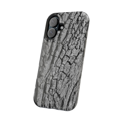 Bark Texture Magnetic Impact Phone Case