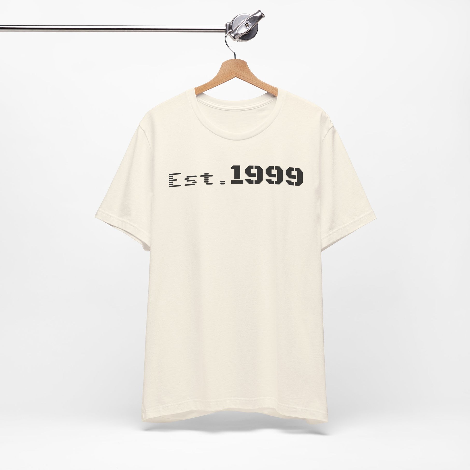 Established 1999 Unisex Tee | Vintage Birth Year Shirt, Casual Birthday Gift, Personalized Family Reunion Apparel, Retro Style [...] - TRV