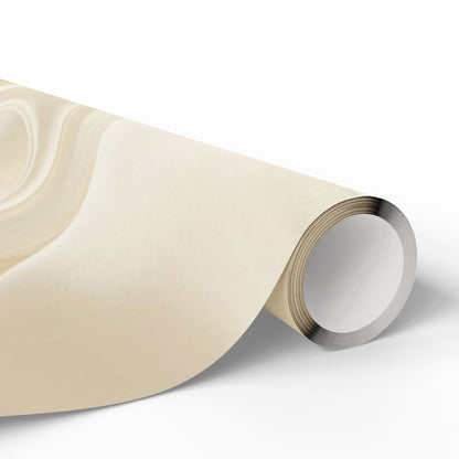 Elegant Cream Marble Wrapping Paper Roll