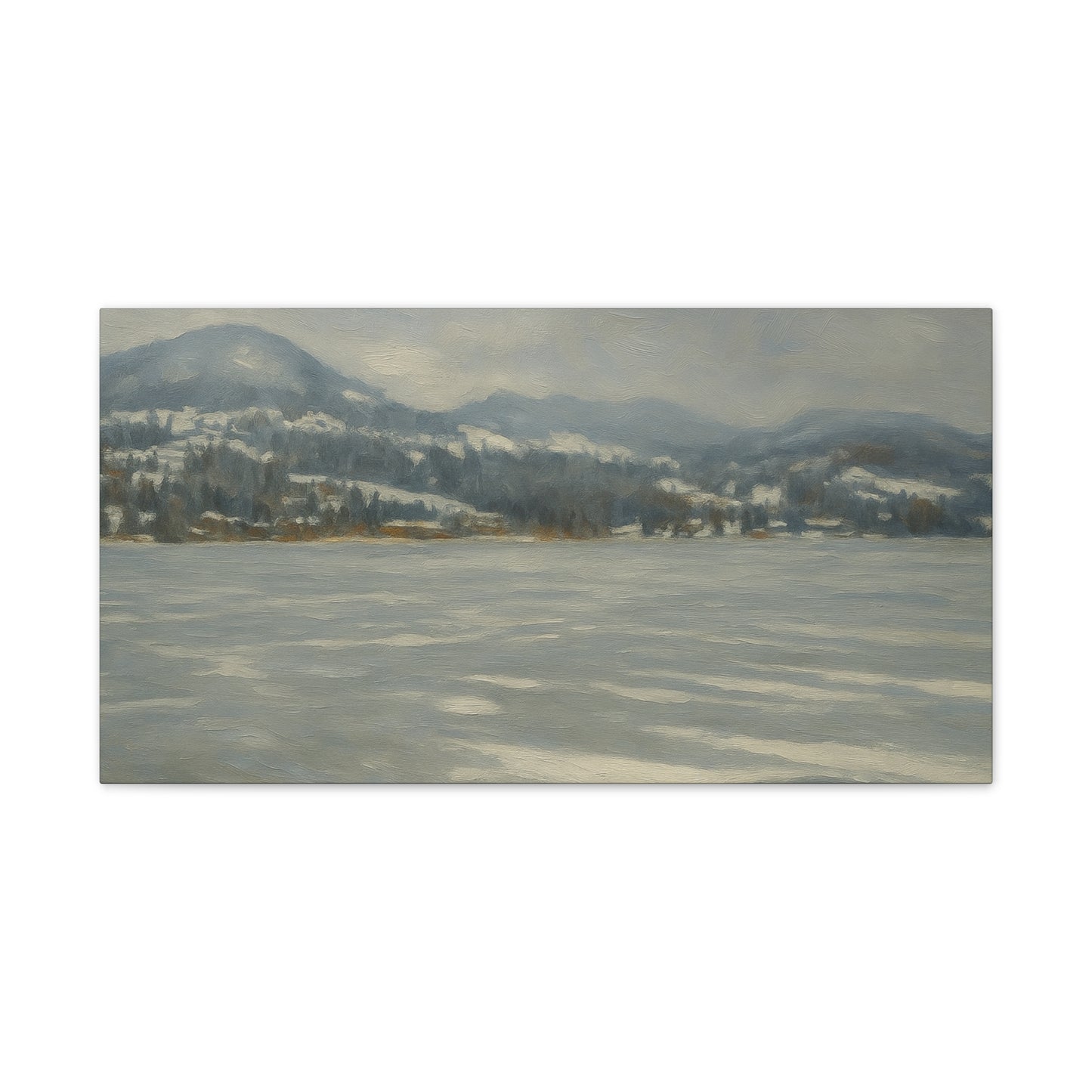 Serene Winter Landscape Canvas - TRV